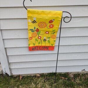 GARDEN BANNER POST PLUS 13 BANNERS